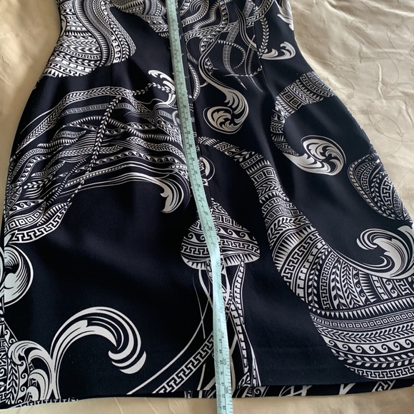 Versace black white print dress - Picture 10 of 10
